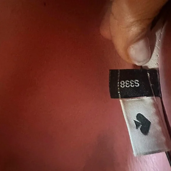 Kate Spade New York Adel Pale Pink Beige Leather Tote Bag - Picture 8 of 11